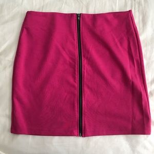 Hot Pink Mini Skirt